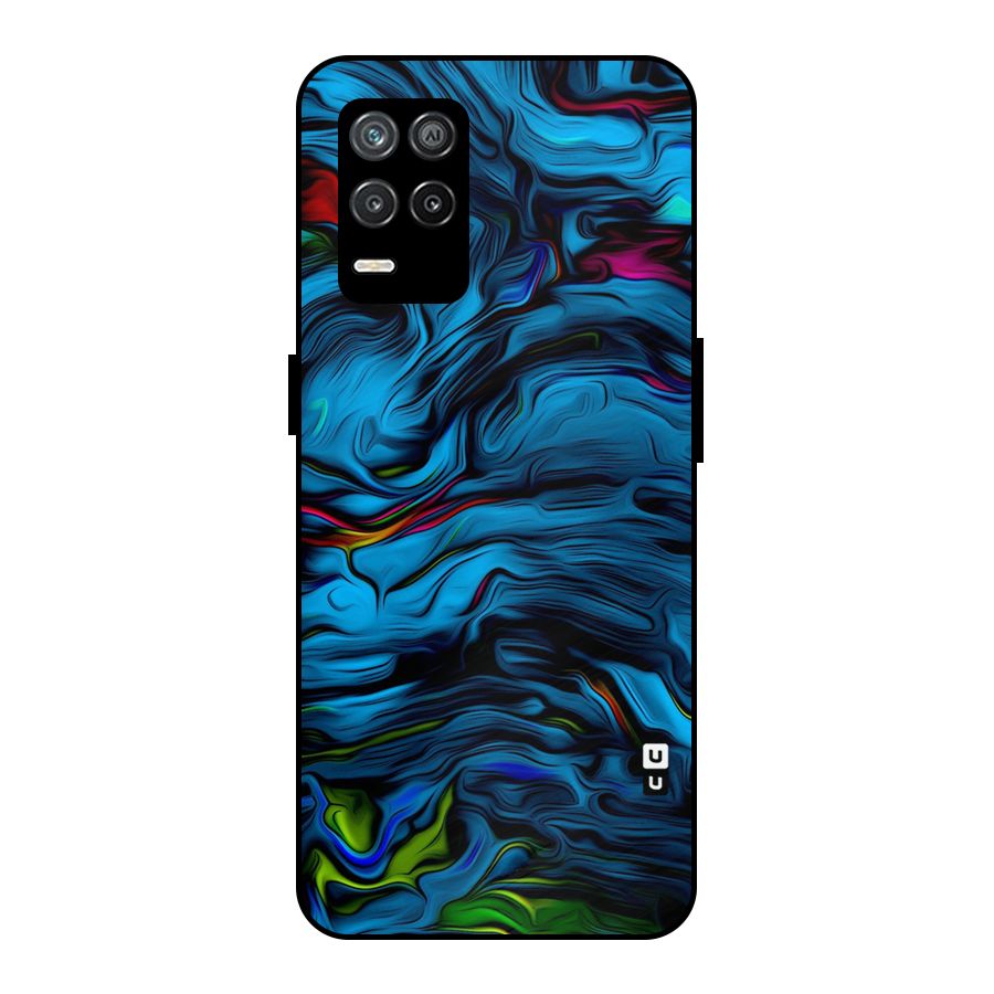 Beautiful Abstract Design Art Metal Back Case for Realme 8 5G