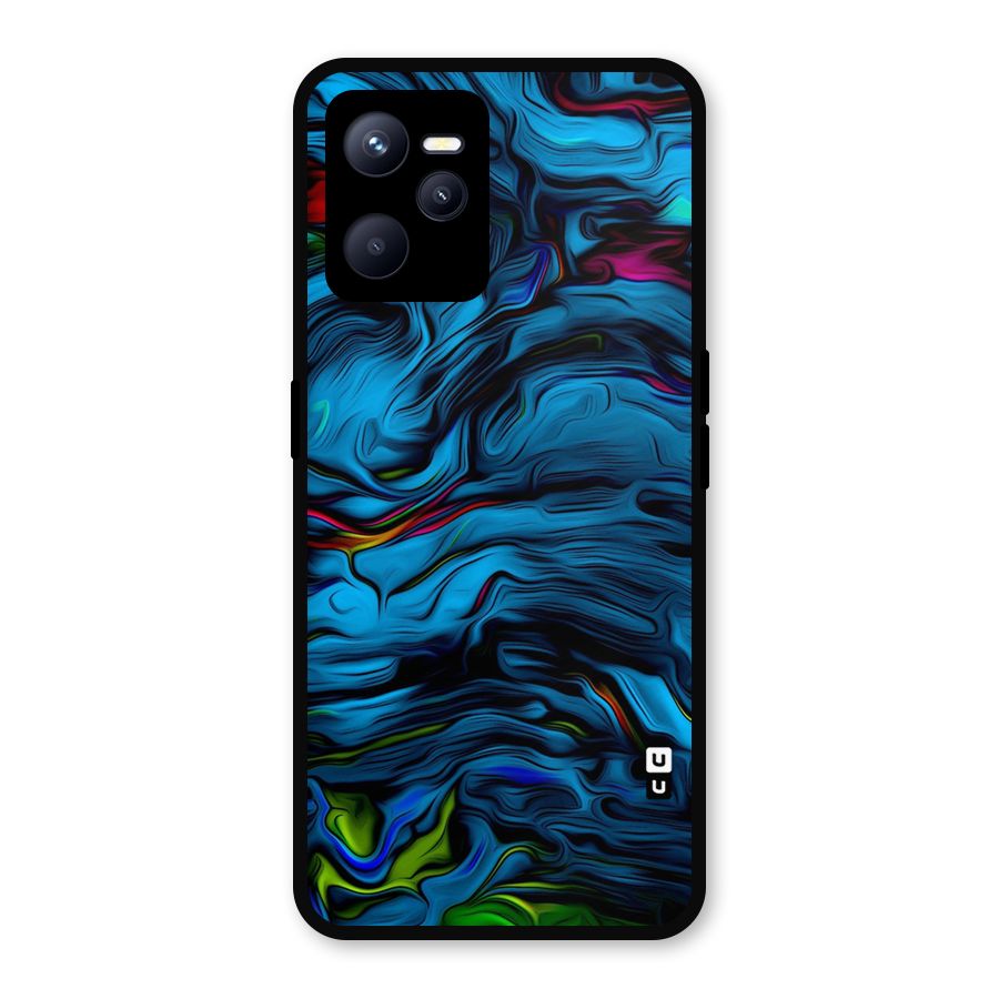 Beautiful Abstract Design Art Metal Back Case for Realme C35