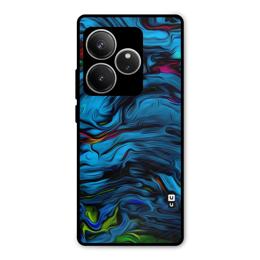 Beautiful Abstract Design Art Metal Back Case for Realme GT 6