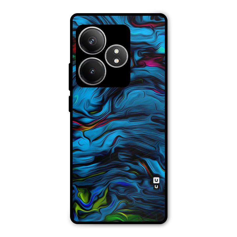 Beautiful Abstract Design Art Metal Back Case for Realme GT 6T