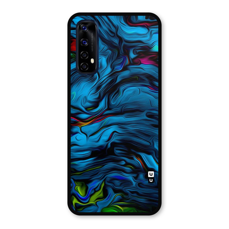 Beautiful Abstract Design Art Metal Back Case for Realme Narzo 20 Pro