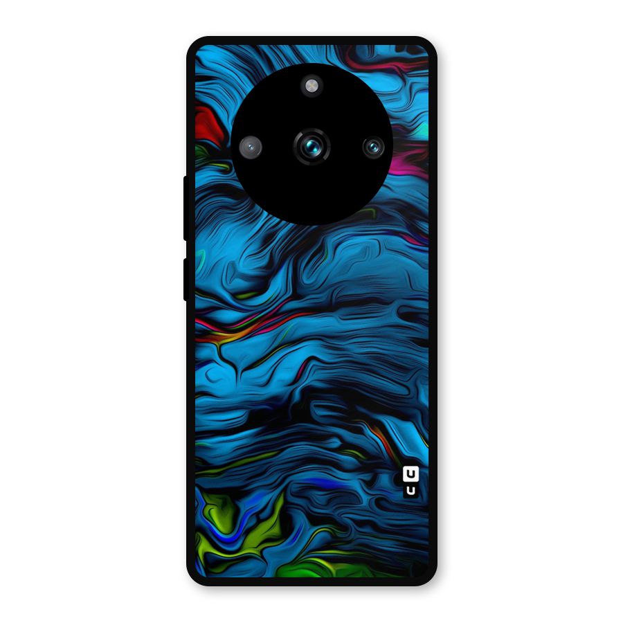 Beautiful Abstract Design Art Metal Back Case for Realme Narzo 60 Pro