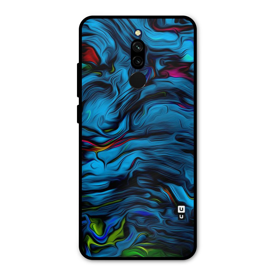 Beautiful Abstract Design Art Metal Back Case for Redmi 8