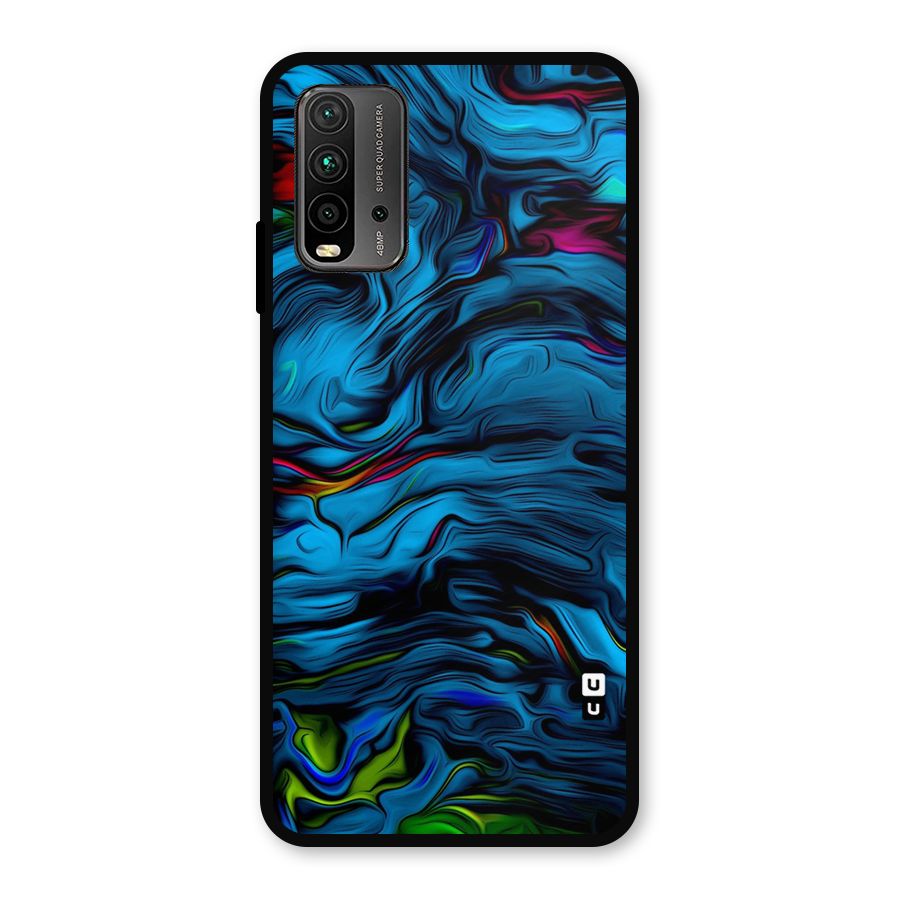 Beautiful Abstract Design Art Metal Back Case for Redmi 9 Power