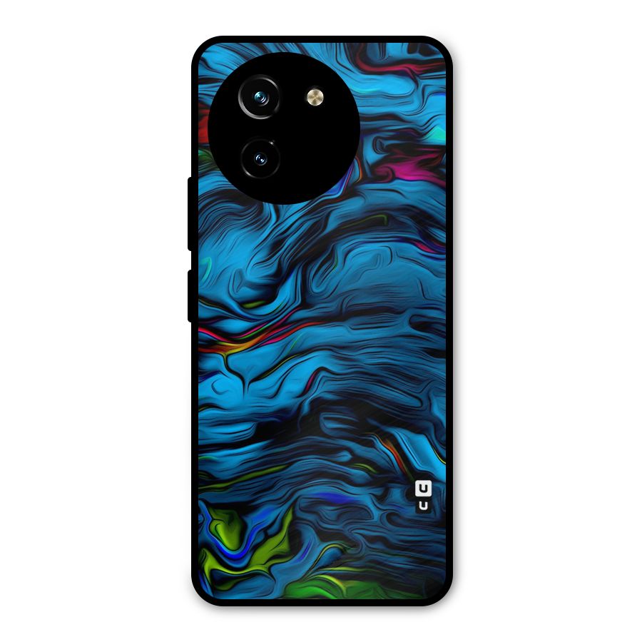 Beautiful Abstract Design Art Metal Back Case for Vivo T3x