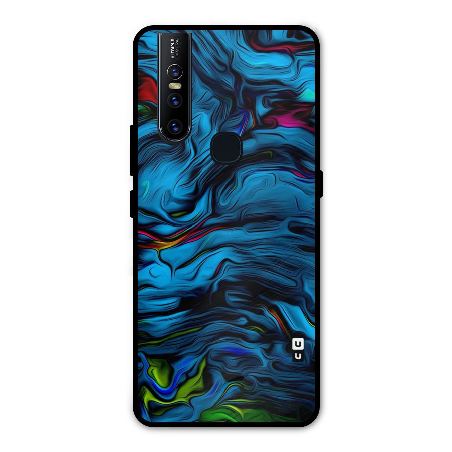 Beautiful Abstract Design Art Metal Back Case for Vivo V15