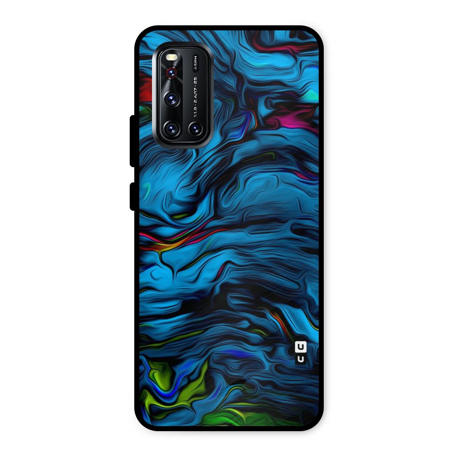 Beautiful Abstract Design Art Metal Back Case for Vivo V19