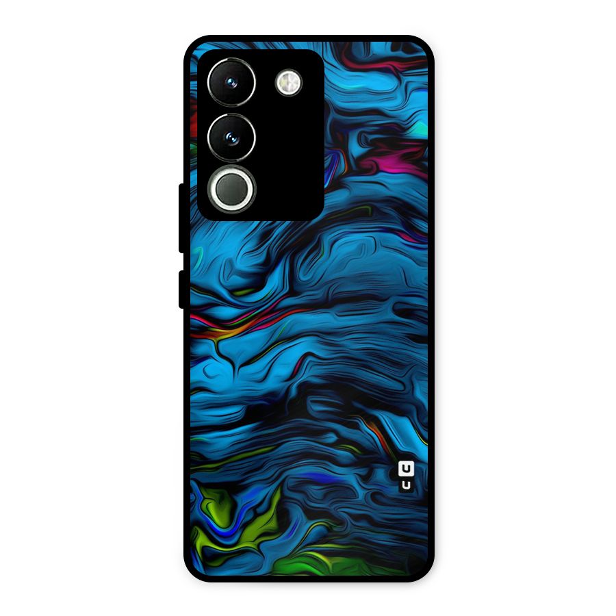 Beautiful Abstract Design Art Metal Back Case for Vivo Y200