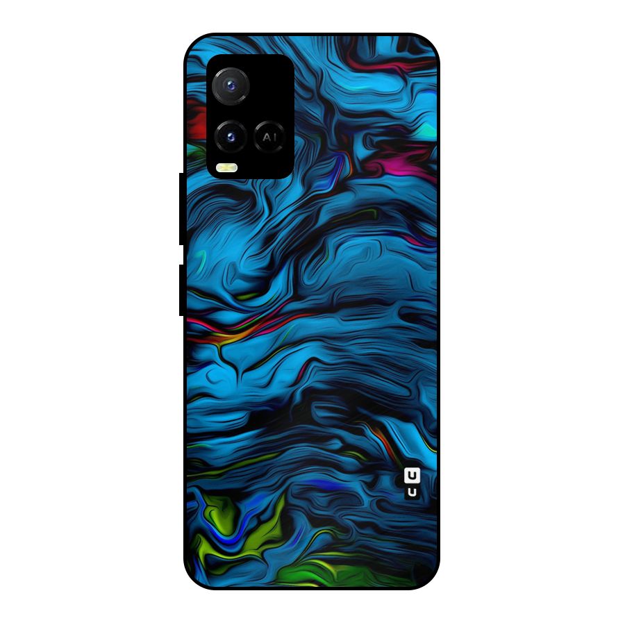 Beautiful Abstract Design Art Metal Back Case for Vivo Y21