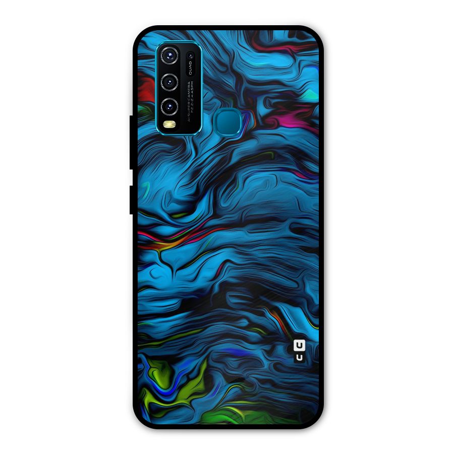 Beautiful Abstract Design Art Metal Back Case for Vivo Y30