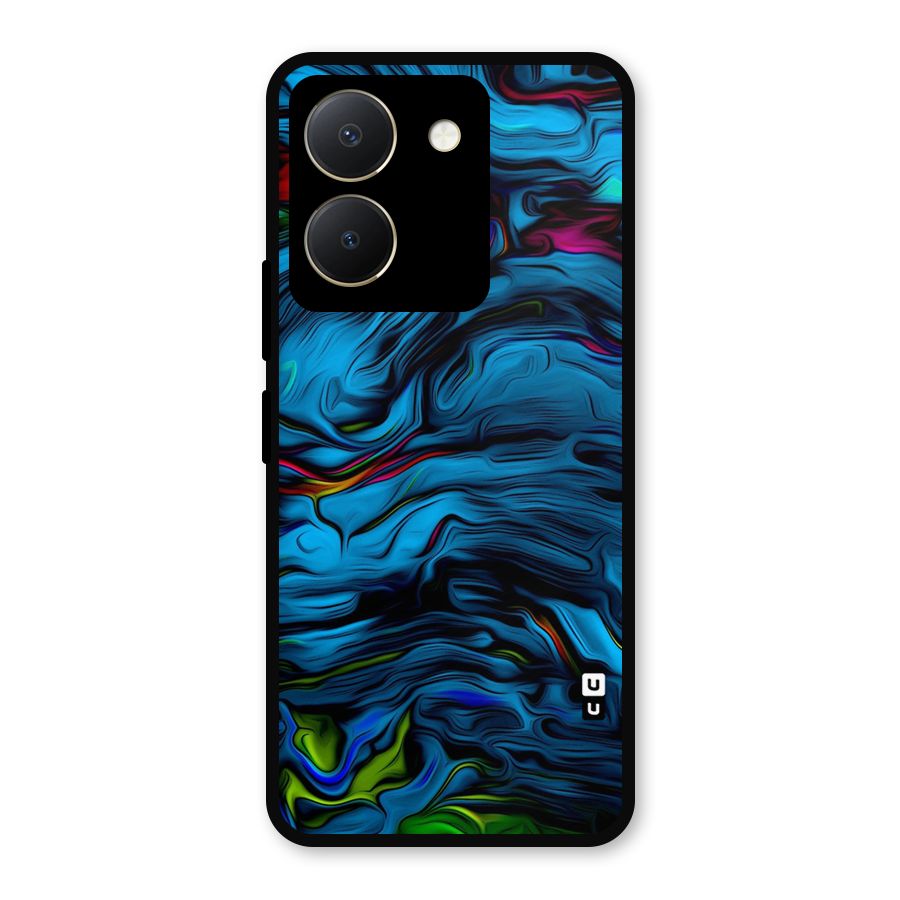 Beautiful Abstract Design Art Metal Back Case for Vivo Y36