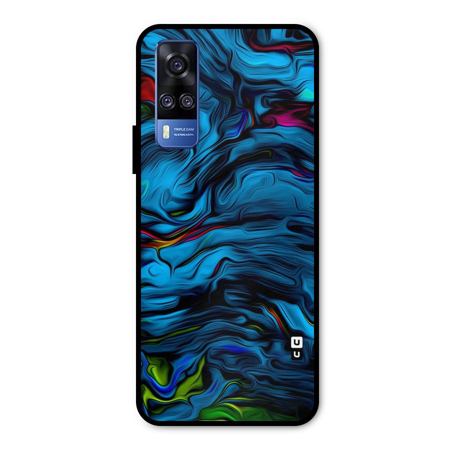 Beautiful Abstract Design Art Metal Back Case for Vivo Y51A
