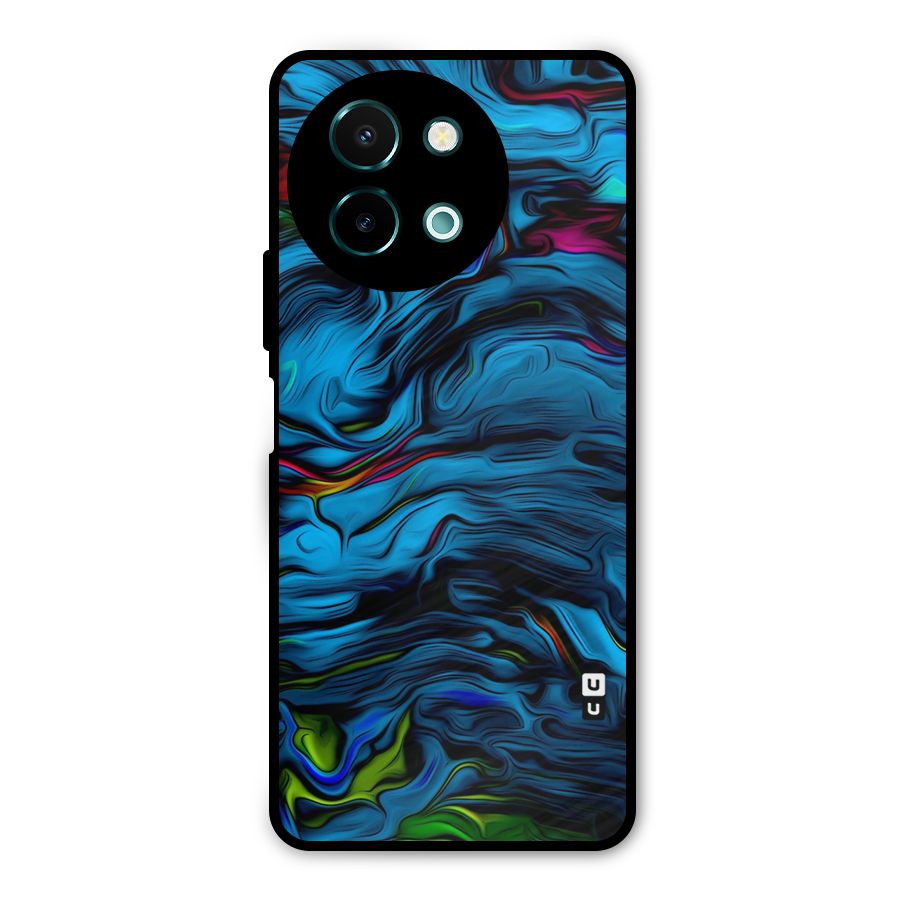 Beautiful Abstract Design Art Metal Back Case for Vivo Y58