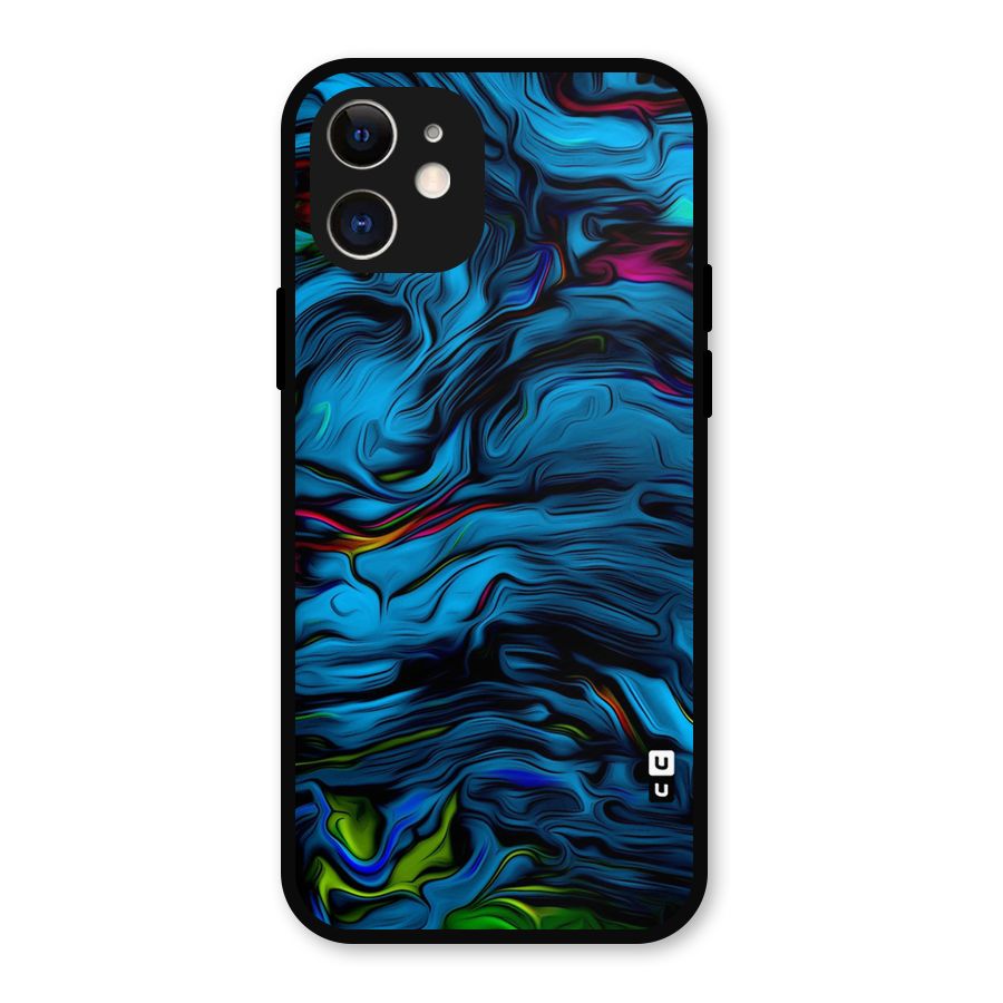 Beautiful Abstract Design Art Metal Back Case for iPhone 12