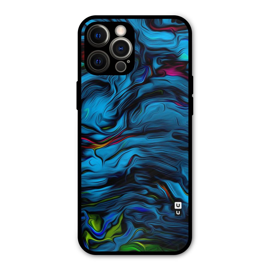 Beautiful Abstract Design Art Metal Back Case for iPhone 12 Pro Max