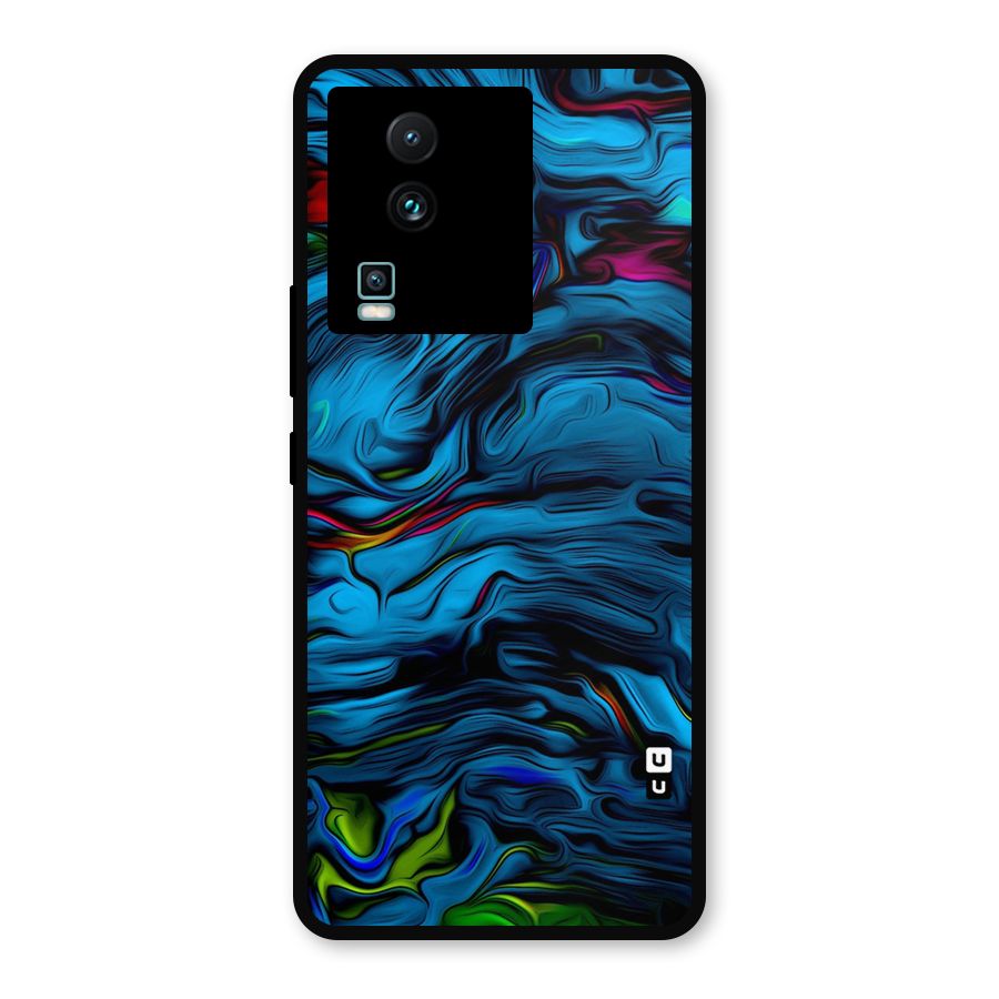 Beautiful Abstract Design Art Metal Back Case for iQOO Neo 7