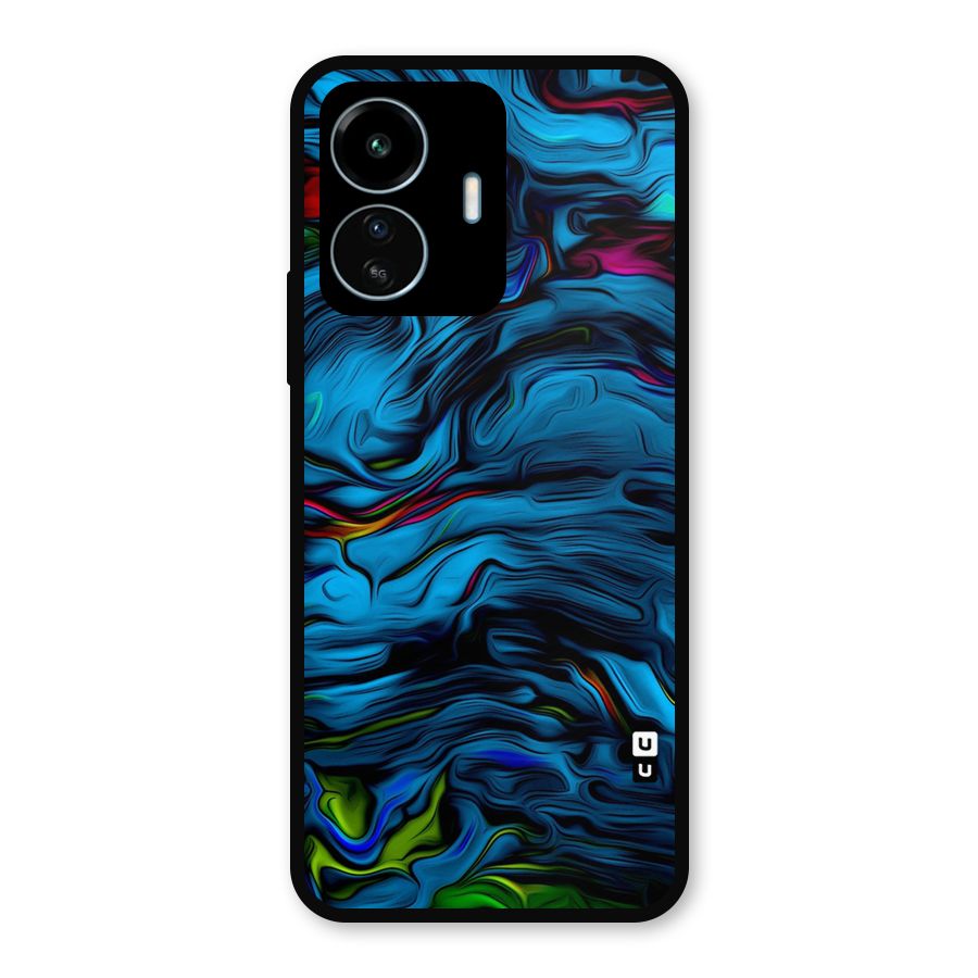 Beautiful Abstract Design Art Metal Back Case for vivo iQOO Z6 Lite 5G