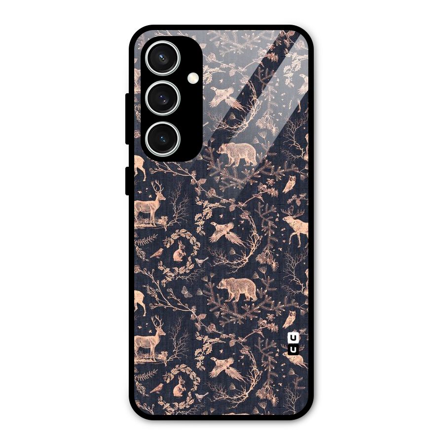 Beautiful Animal Design Glass Back Case for Galaxy S23 FE