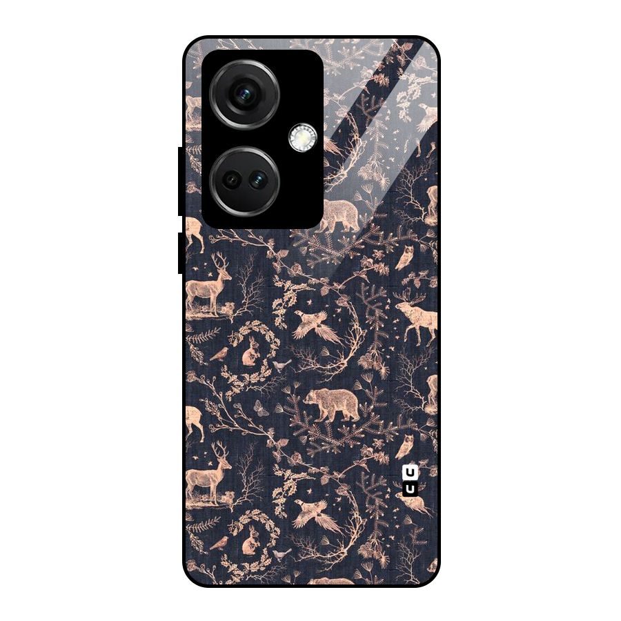 Beautiful Animal Design Glass Back Case for OnePlus Nord CE 3 5G