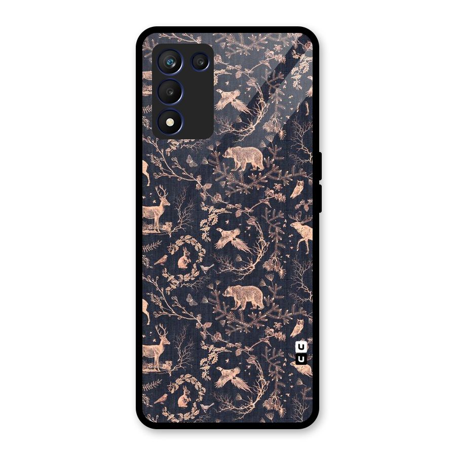 Beautiful Animal Design Glass Back Case for Realme 9 5G Speed