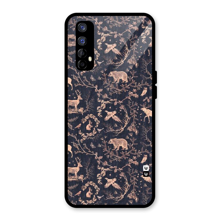Beautiful Animal Design Glass Back Case for Realme Narzo 20 Pro