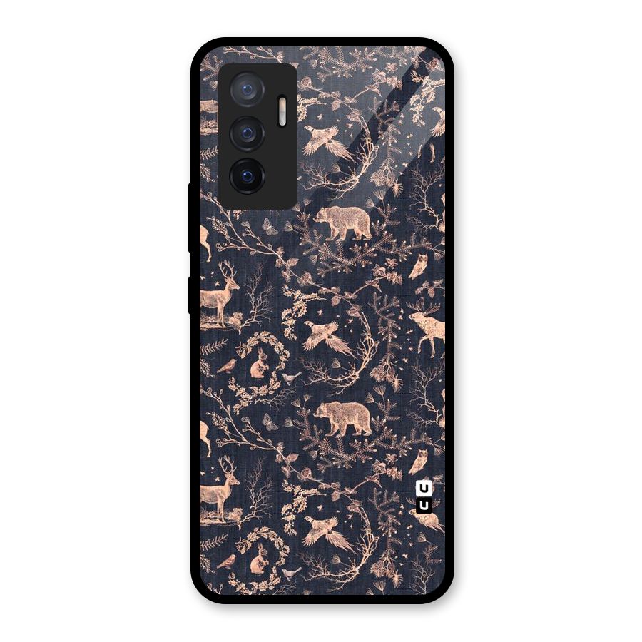 Beautiful Animal Design Glass Back Case for Vivo V23e