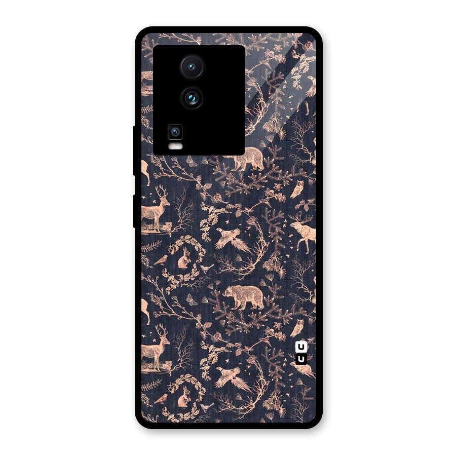 Beautiful Animal Design Glass Back Case for Vivo iQOO Neo 7