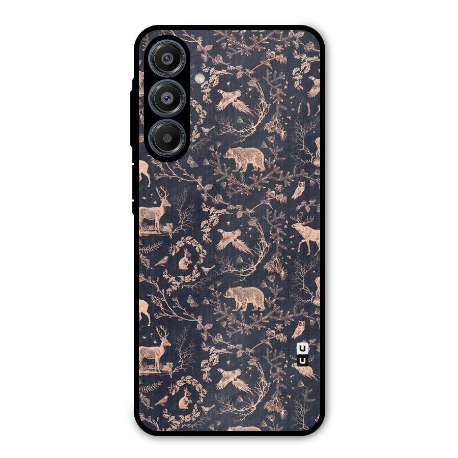 Beautiful Animal Design Metal Back Case for Galaxy A16 5G