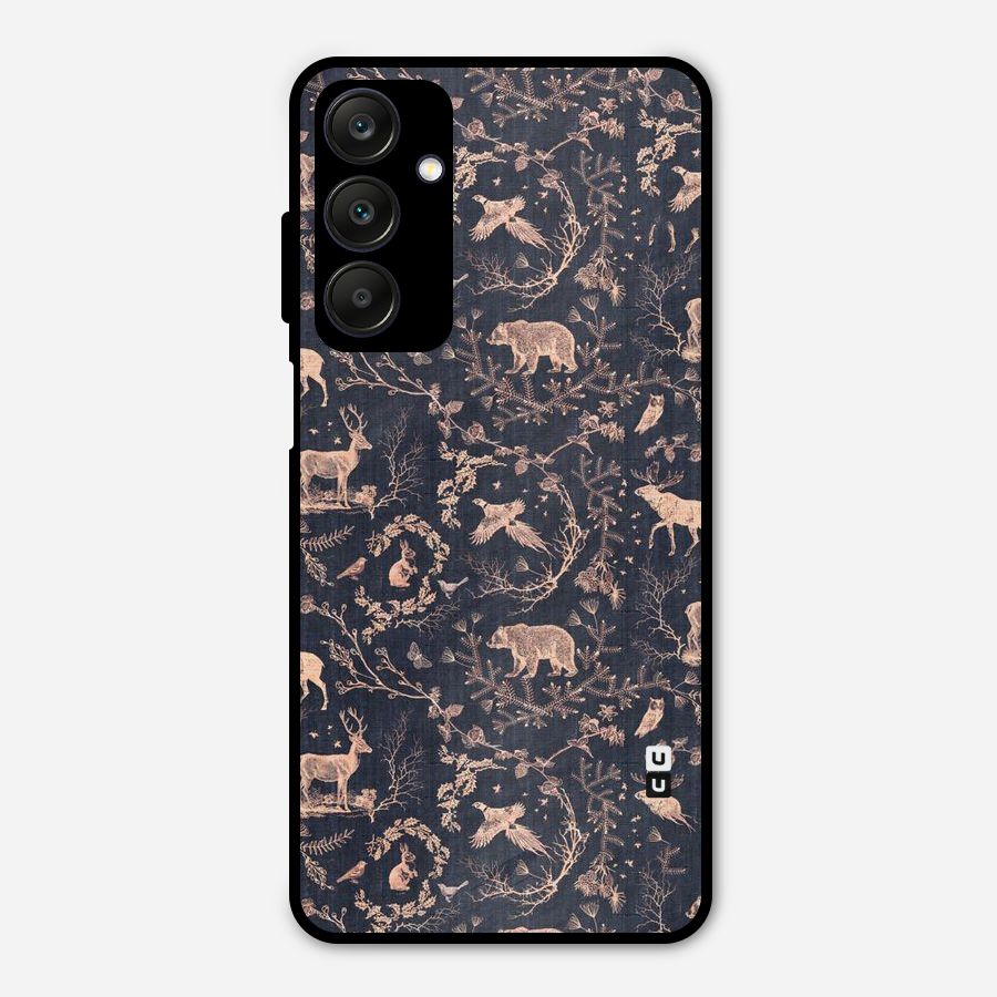 Beautiful Animal Design Metal Back Case for Galaxy A25 5G