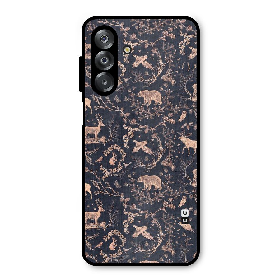 Beautiful Animal Design Metal Back Case for Galaxy A26