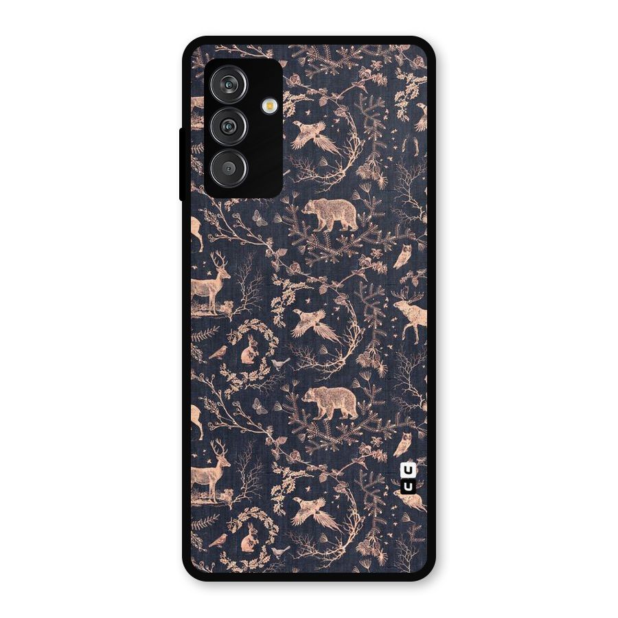 Beautiful Animal Design Metal Back Case for Galaxy F13