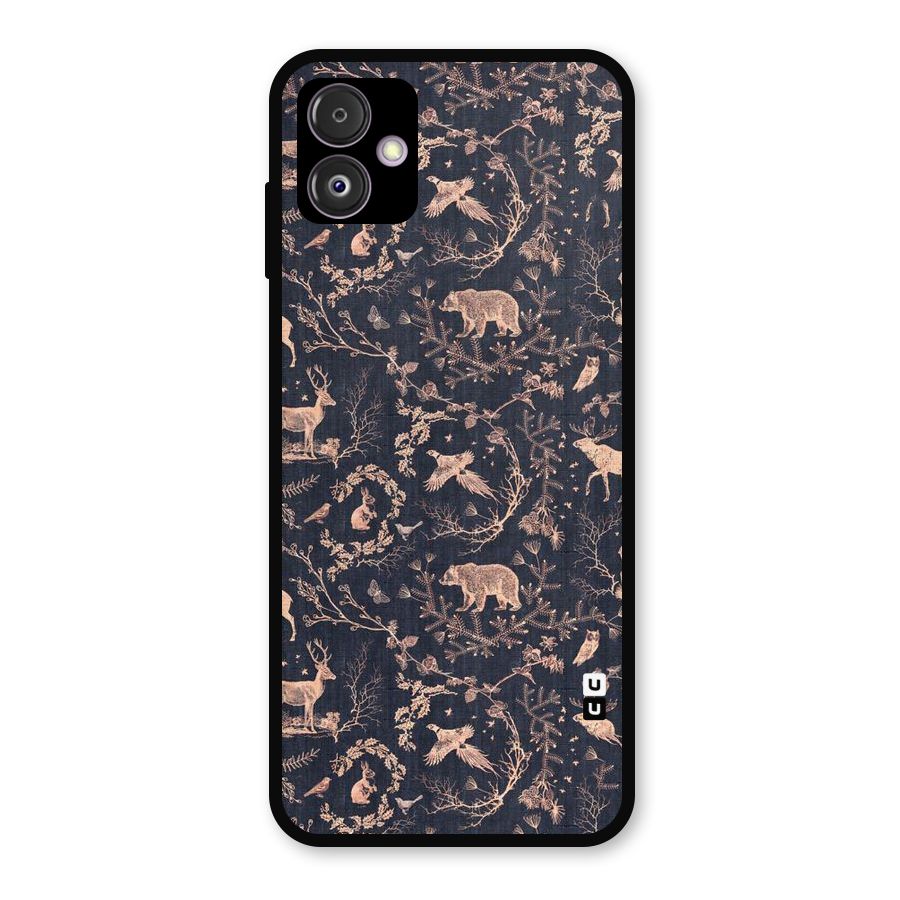 Beautiful Animal Design Metal Back Case for Galaxy F14