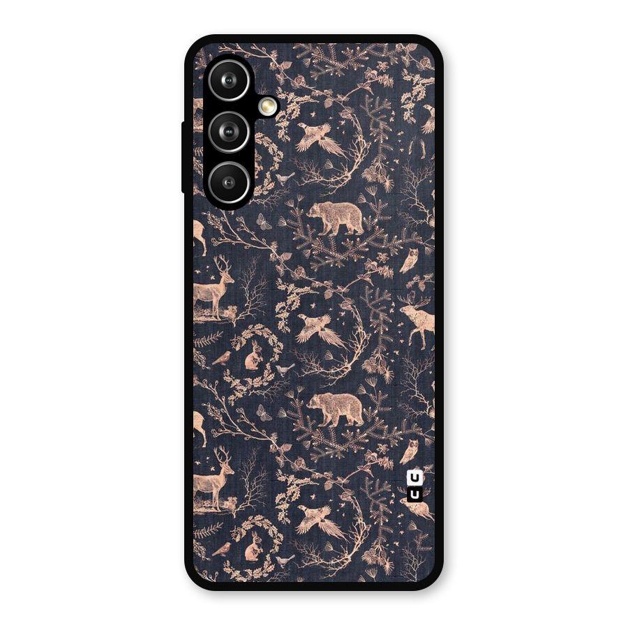 Beautiful Animal Design Metal Back Case for Galaxy F54