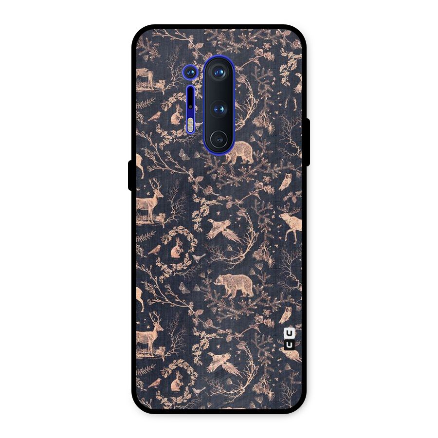Beautiful Animal Design Metal Back Case for OnePlus 8 Pro