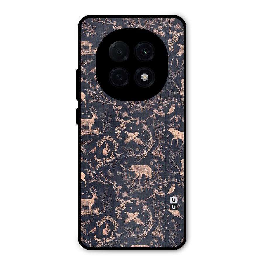 Beautiful Animal Design Metal Back Case for Oppo F29 Pro