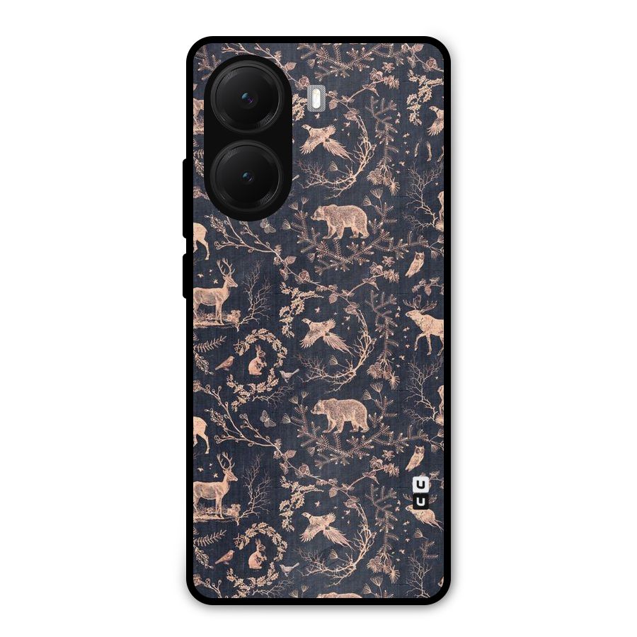 Beautiful Animal Design Metal Back Case for Poco X7 Pro
