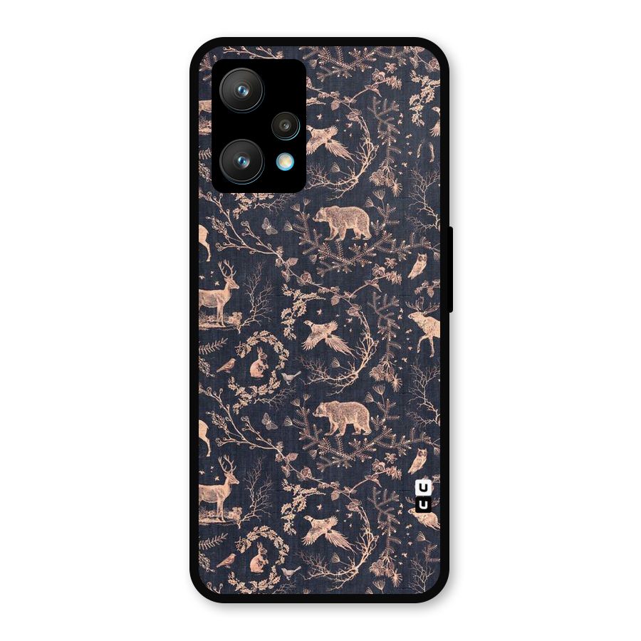 Beautiful Animal Design Metal Back Case for Realme 9 Pro Plus 5G