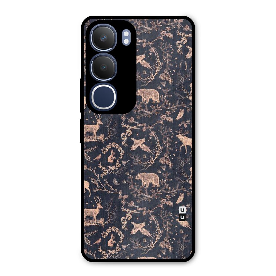Beautiful Animal Design Metal Back Case for Vivo Y29