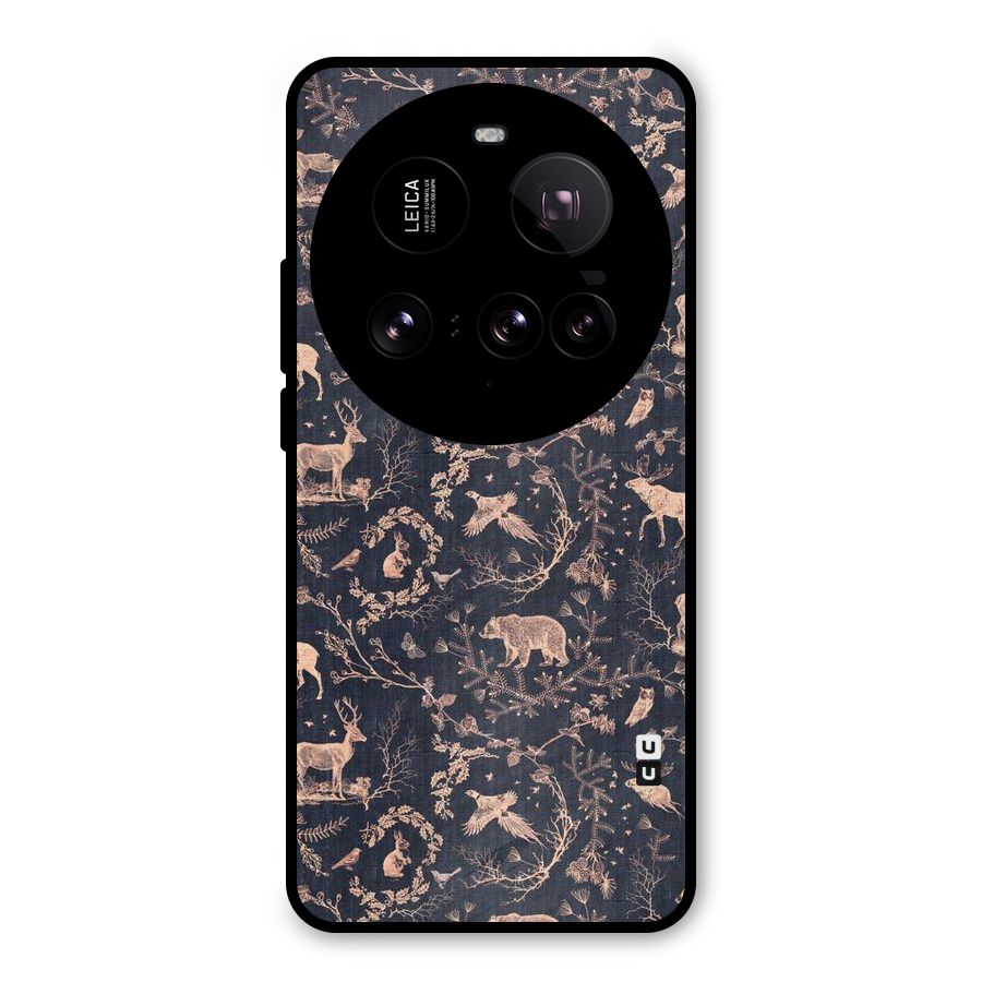 Beautiful Animal Design Metal Back Case for Xiaomi 15 Ultra
