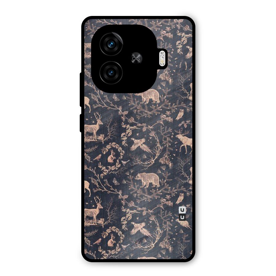 Beautiful Animal Design Metal Back Case for iQOO Neo 10R