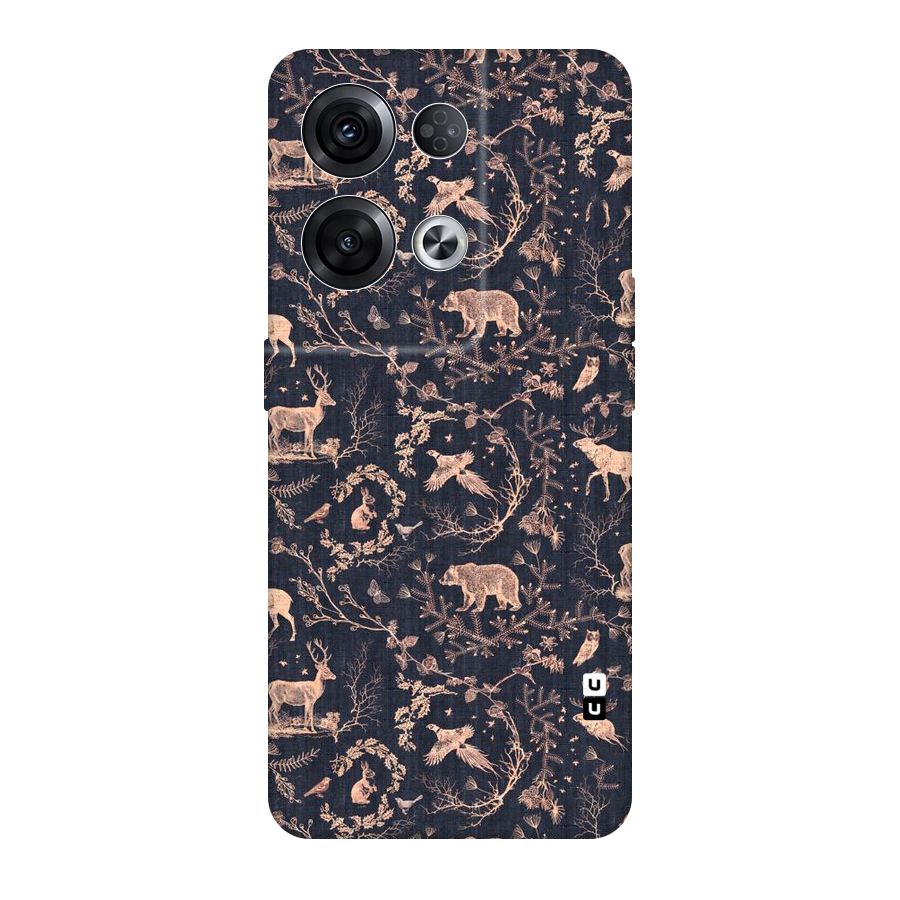 Beautiful Animal Design Original Polycarbonate Back Case for Oppo Reno8 Pro 5G