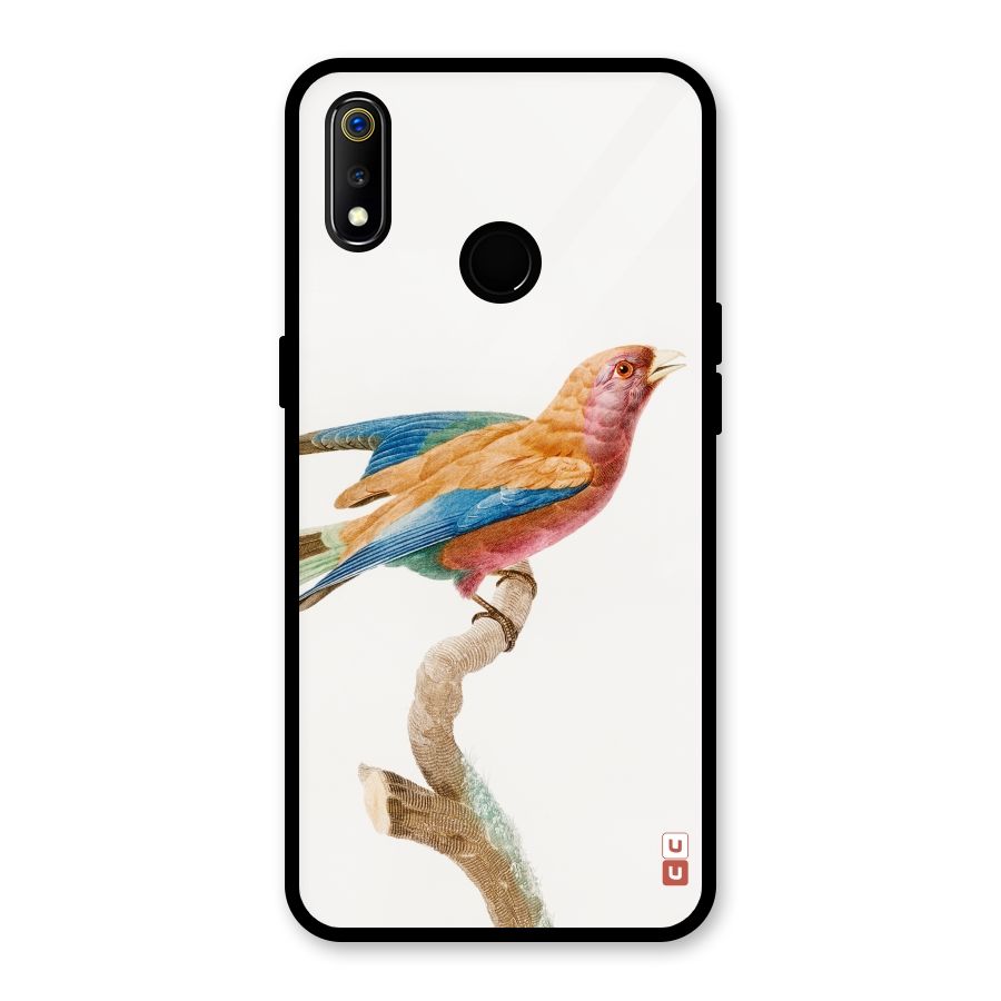 Beautiful Bird Glass Back Case for Realme 3i