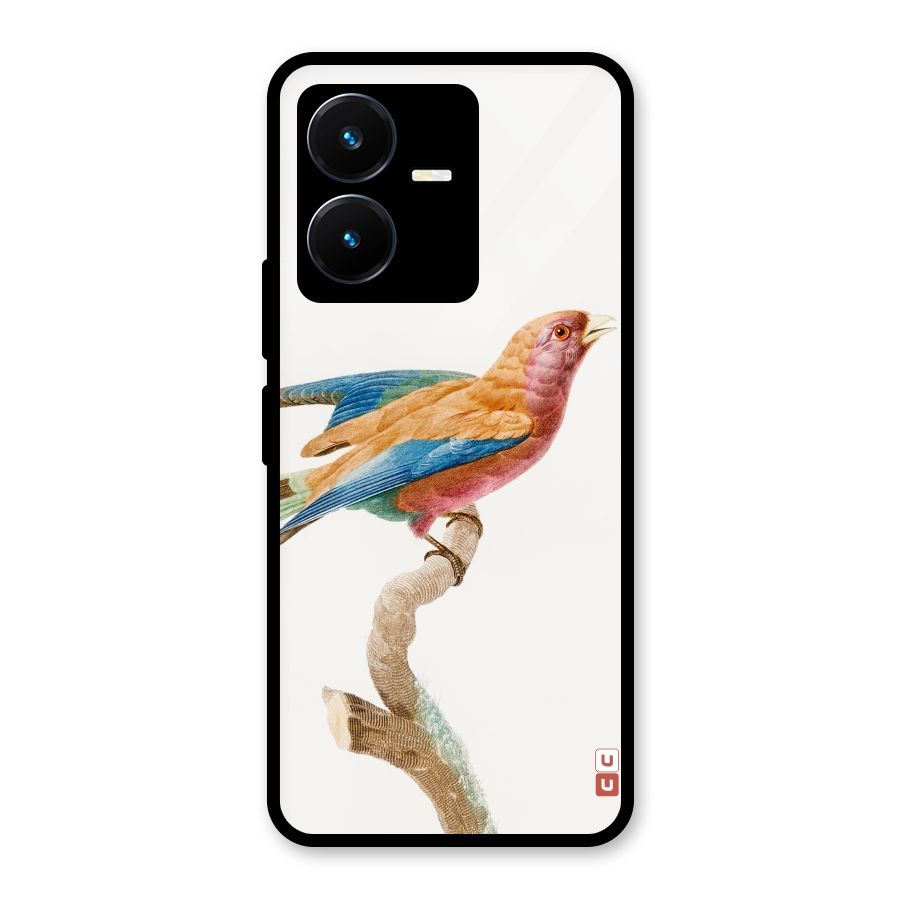 Beautiful Bird Glass Back Case for Vivo Y22s