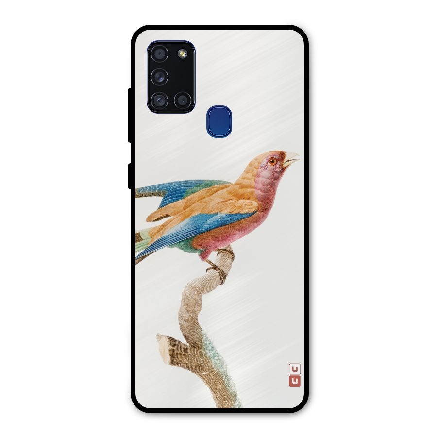 Beautiful Bird Metal Back Case for Galaxy A21s