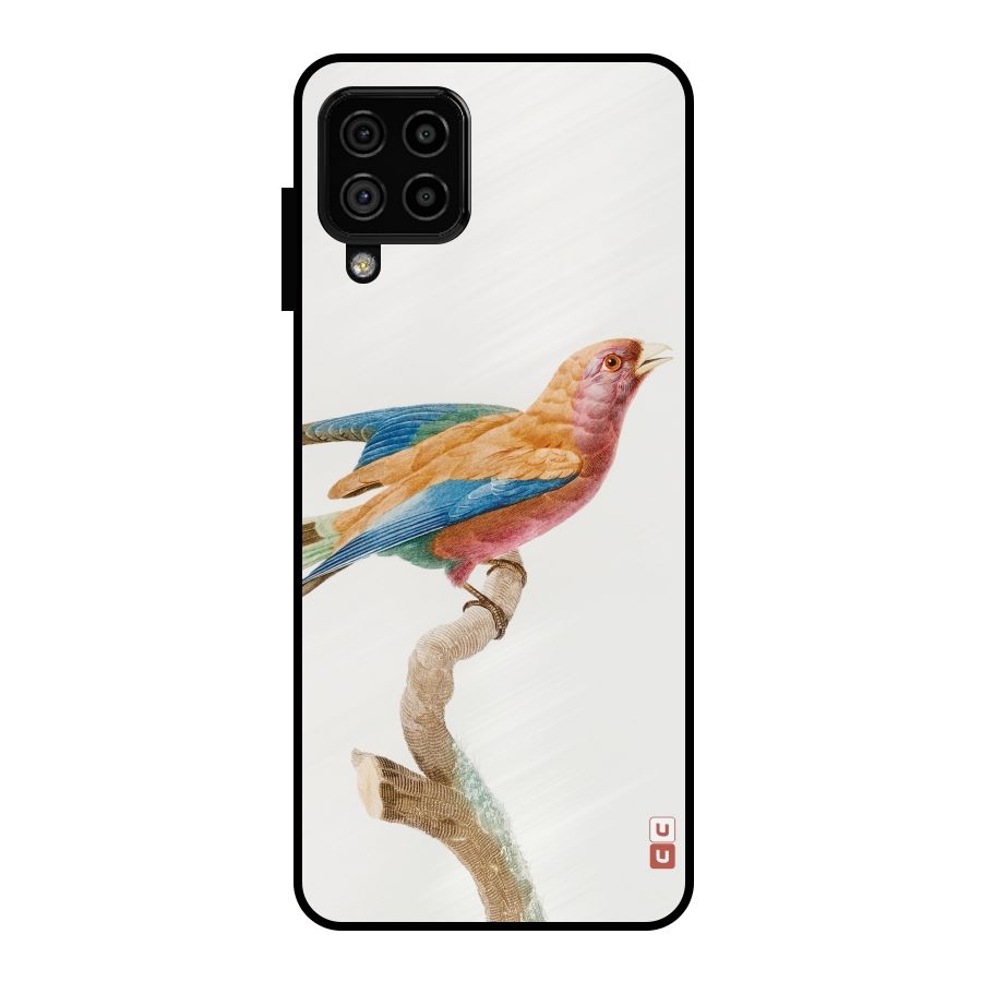 Beautiful Bird Metal Back Case for Galaxy A22 4G