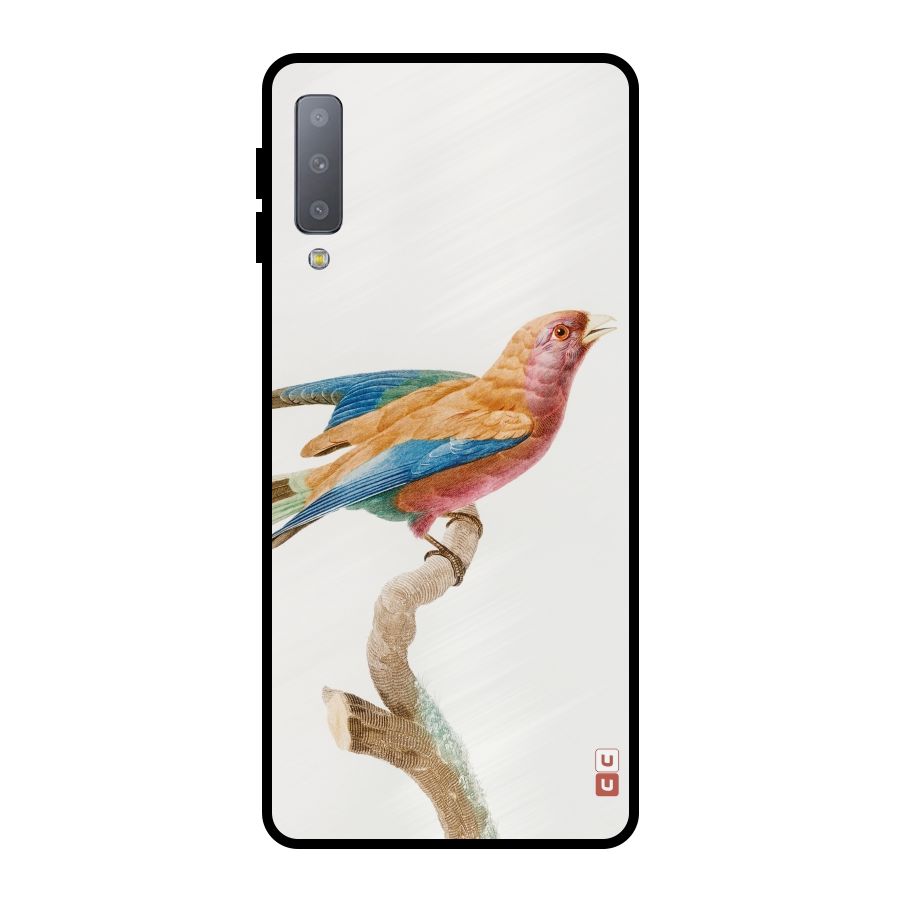 Beautiful Bird Metal Back Case for Galaxy A7 (2018)