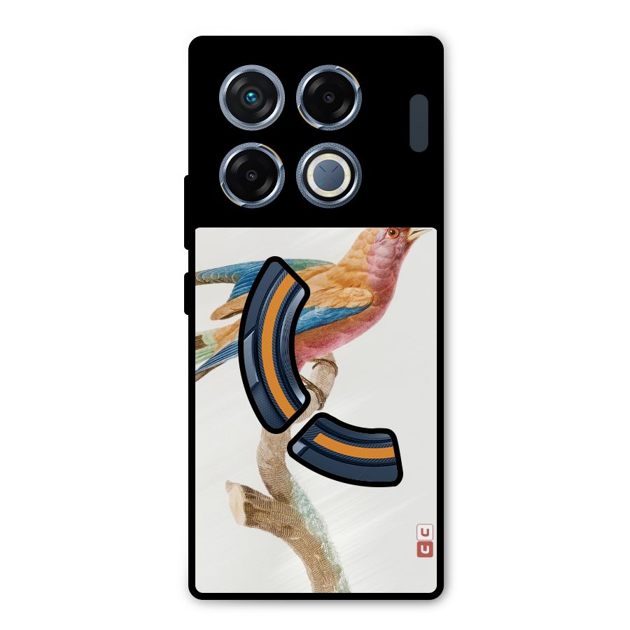Beautiful Bird Metal Back Case for Infinix GT 20 Pro