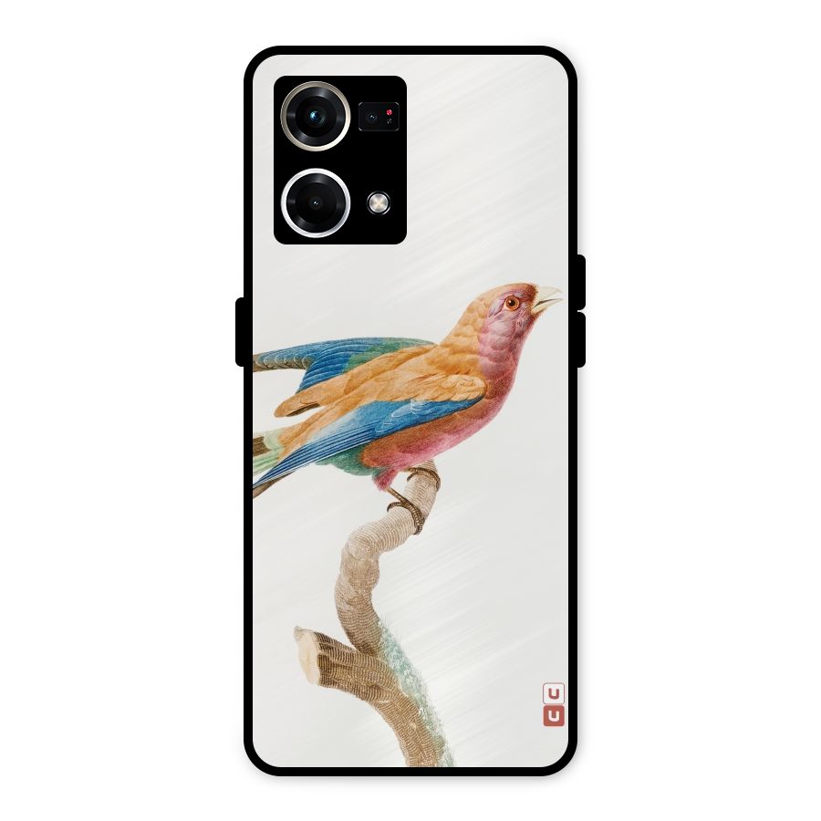Beautiful Bird Metal Back Case for Oppo F21 Pro 4G