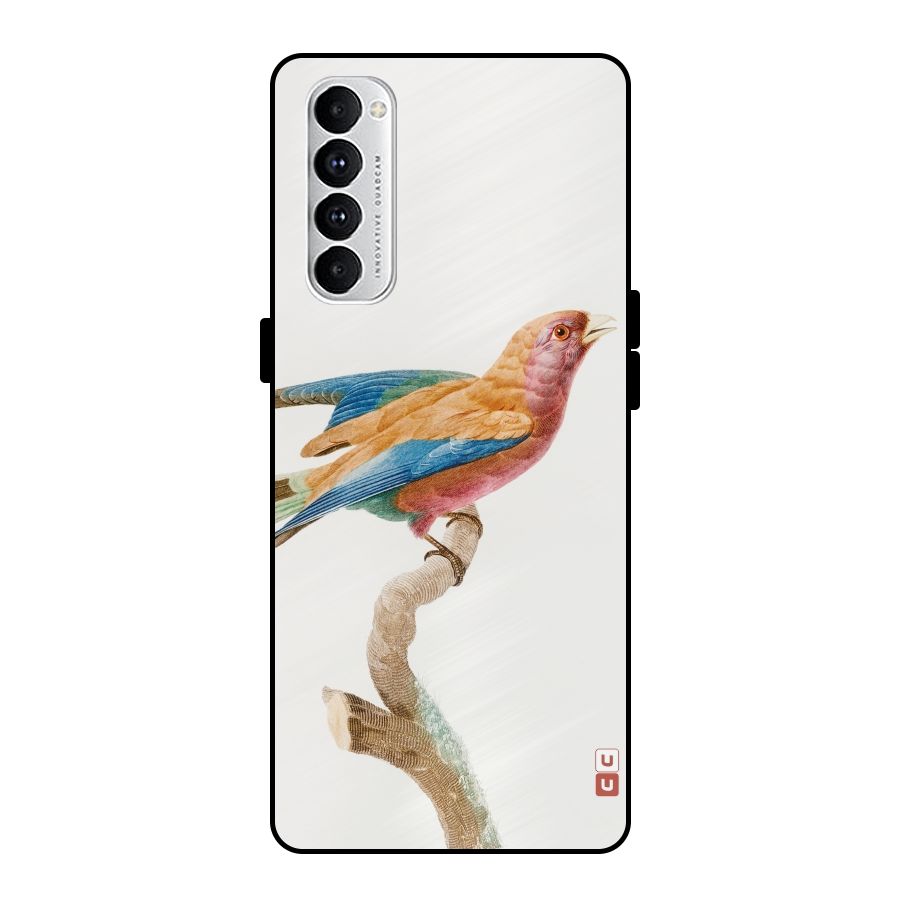 Beautiful Bird Metal Back Case for Oppo Reno4 Pro