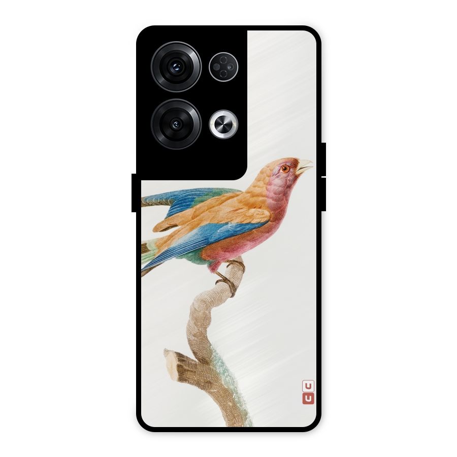 Beautiful Bird Metal Back Case for Oppo Reno8 Pro 5G